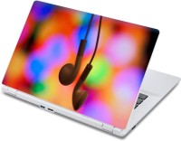 ezyPRNT Headphones and Earphones Music S (13 to 13.9 inch) Vinyl Laptop Decal 13   Laptop Accessories  (ezyPRNT)