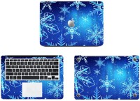 Swagsutra Snow Flakes Full body SKIN/STICKER Vinyl Laptop Decal 15   Laptop Accessories  (Swagsutra)