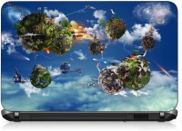 VI Collections FLOATING SMALL PLANET pvc Laptop Decal 15.6   Laptop Accessories  (VI Collections)