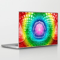 Theskinmantra Coloured Trance PolyCot Vinyl Laptop Decal 15.6   Laptop Accessories  (Theskinmantra)