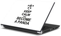 ezyPRNT Keep Calm and Become a Panda (15 to 15.6 inch) Vinyl Laptop Decal 15   Laptop Accessories  (ezyPRNT)
