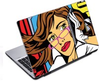 ezyPRNT Expression of Girl E (14 to 14.9 inch) Vinyl Laptop Decal 14   Laptop Accessories  (ezyPRNT)