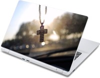 ezyPRNT Crucifix Mascot (13 to 13.9 inch) Vinyl Laptop Decal 13   Laptop Accessories  (ezyPRNT)