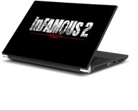 Dadlace infamoue 2 Vinyl Laptop Decal 13.3   Laptop Accessories  (Dadlace)