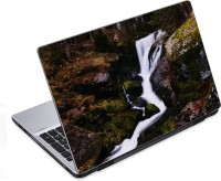 ezyPRNT Waterfall In Rain Forest (14 to 14.9 inch) Vinyl Laptop Decal 14   Laptop Accessories  (ezyPRNT)
