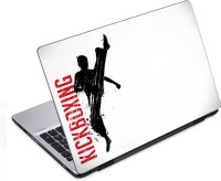 ezyPRNT Karate Kick Boxing Sports (14 to 14.9 inch) Vinyl Laptop Decal 14   Laptop Accessories  (ezyPRNT)