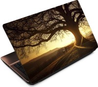 Anweshas Sunset Tree Vinyl Laptop Decal 15.6   Laptop Accessories  (Anweshas)