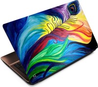 FineArts Colourful Feather Vinyl Laptop Decal 15.6   Laptop Accessories  (FineArts)