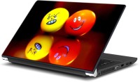 ezyPRNT Happy and Angry Balls (15 to 15.6 inch) Vinyl Laptop Decal 15   Laptop Accessories  (ezyPRNT)