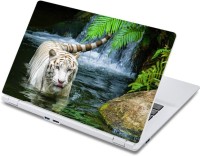 ezyPRNT The White Tiger (13 to 13.9 inch) Vinyl Laptop Decal 13   Laptop Accessories  (ezyPRNT)