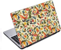 ezyPRNT Beautiful Jasmine Floral Pattern (14 to 14.9 inch) Vinyl Laptop Decal 14   Laptop Accessories  (ezyPRNT)