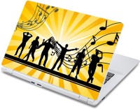 ezyPRNT Disco Dance and Music F (13 to 13.9 inch) Vinyl Laptop Decal 13   Laptop Accessories  (ezyPRNT)