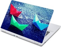 ezyPRNT Colorful Paper Boats (13 to 13.9 inch) Vinyl Laptop Decal 13   Laptop Accessories  (ezyPRNT)