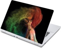 ezyPRNT Colorful Dust in Hairs (13 to 13.9 inch) Vinyl Laptop Decal 13   Laptop Accessories  (ezyPRNT)