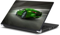 ezyPRNT High Speed Green Futuristic Car (15 to 15.6 inch) Vinyl Laptop Decal 15   Laptop Accessories  (ezyPRNT)