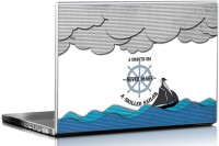 Seven Rays Smooth Sea Never Made A Skilled Sailor Vinyl Laptop Decal 15.6   Laptop Accessories  (Seven Rays)