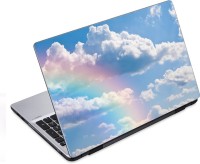 ezyPRNT Rainbow In Clouds (14 to 14.9 inch) Vinyl Laptop Decal 14   Laptop Accessories  (ezyPRNT)