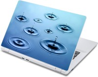 ezyPRNT Falling Drops in Still Water - Perfect Snapshot (13 to 13.9 inch) Vinyl Laptop Decal 13   Laptop Accessories  (ezyPRNT)
