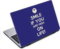 ezyPRNT Smile High life (14 inch) Vinyl Laptop Decal 14   Laptop Accessories  (ezyPRNT)