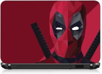 View VI Collections RED COLOR MASK pvc Laptop Decal 15.6 Laptop Accessories Price Online(VI Collections)