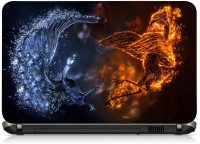 VI Collections FLAMES BIRDS pvc Laptop Decal 15.6   Laptop Accessories  (VI Collections)