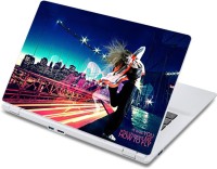 ezyPRNT Girl Listening and Dancing Music P (13 to 13.9 inch) Vinyl Laptop Decal 13   Laptop Accessories  (ezyPRNT)