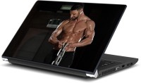 ezyPRNT Working out with Large Chain Body Building (15 to 15.6 inch) Vinyl Laptop Decal 15   Laptop Accessories  (ezyPRNT)