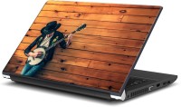 Rangeele Inkers Guitar Men Vinyl Laptop Decal 15.6   Laptop Accessories  (Rangeele Inkers)