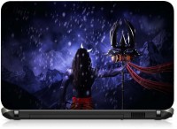 VI Collections LORD SHIVA ANIMATION pvc Laptop Decal 15.6   Laptop Accessories  (VI Collections)