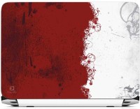 FineArts Red and White Abstract Vinyl Laptop Decal 15.6   Laptop Accessories  (FineArts)