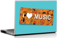 Seven Rays I Love Music Vinyl Laptop Decal 15.6   Laptop Accessories  (Seven Rays)