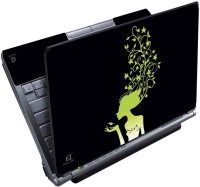 FineArts Green Girl Full Panel Vinyl Laptop Decal 15.6   Laptop Accessories  (FineArts)