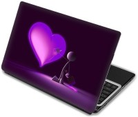 Shopmania Pink Heart Vinyl Laptop Decal 15.6   Laptop Accessories  (Shopmania)
