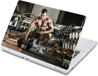 ezyPRNT Strong Workout Body Building (13 to 13.9 inch) Vinyl Laptop Decal 13   Laptop Accessories  (ezyPRNT)