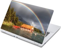 ezyPRNT Beauty of Rainbow Nature (13 to 13.9 inch) Vinyl Laptop Decal 13   Laptop Accessories  (ezyPRNT)