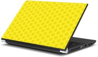 ezyPRNT Only Yellow Flowered Pattern (15 to 15.6 inch) Vinyl Laptop Decal 15   Laptop Accessories  (ezyPRNT)