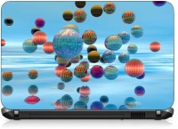 VI Collections COLOR BALLS FLOATING pvc Laptop Decal 15.6   Laptop Accessories  (VI Collections)