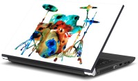 ezyPRNT Drum Set Musical Instrument Music A (15 to 15.6 inch) Vinyl Laptop Decal 15   Laptop Accessories  (ezyPRNT)