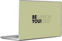Swagsutra Blv in yourself Laptop Skin/Decal For 15.6 Inch Laptop Vinyl Laptop Decal 15   Laptop Accessories  (Swagsutra)