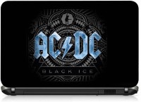 VI Collections AC DC LOGO IN BLACK ICE pvc Laptop Decal 15.6   Laptop Accessories  (VI Collections)