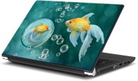 ezyPRNT The Fish in a Bubble Aquatic (15 to 15.6 inch) Vinyl Laptop Decal 15   Laptop Accessories  (ezyPRNT)