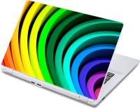 ezyPRNT Colorful 3D Curves (13 to 13.9 inch) Vinyl Laptop Decal 13   Laptop Accessories  (ezyPRNT)