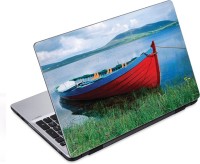 ezyPRNT Boat at Shore (14 to 14.9 inch) Vinyl Laptop Decal 14   Laptop Accessories  (ezyPRNT)