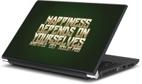 Rangeele Inkers Happiness Depends On You Vinyl Laptop Decal 15.6   Laptop Accessories  (Rangeele Inkers)
