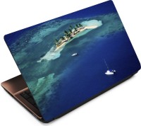 Anweshas Dark Blue Sea Vinyl Laptop Decal 15.6   Laptop Accessories  (Anweshas)