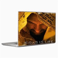 Theskinmantra Jesus Is Life Laptop Decal 14.1   Laptop Accessories  (Theskinmantra)