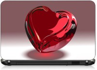 VI Collections RED GRADIENT HEART pvc Laptop Decal 15.6   Laptop Accessories  (VI Collections)