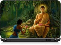 VI Collections BUDHA UNDER BODHI TREE pvc Laptop Decal 15.6   Laptop Accessories  (VI Collections)