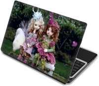 Shopmania Cute Dolls Vinyl Laptop Decal 15.6   Laptop Accessories  (Shopmania)
