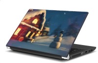 Dadlace Christmas House Vinyl Laptop Decal 17   Laptop Accessories  (Dadlace)